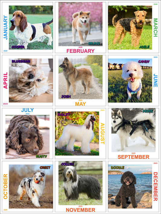 Customized Calendar - BlueBean