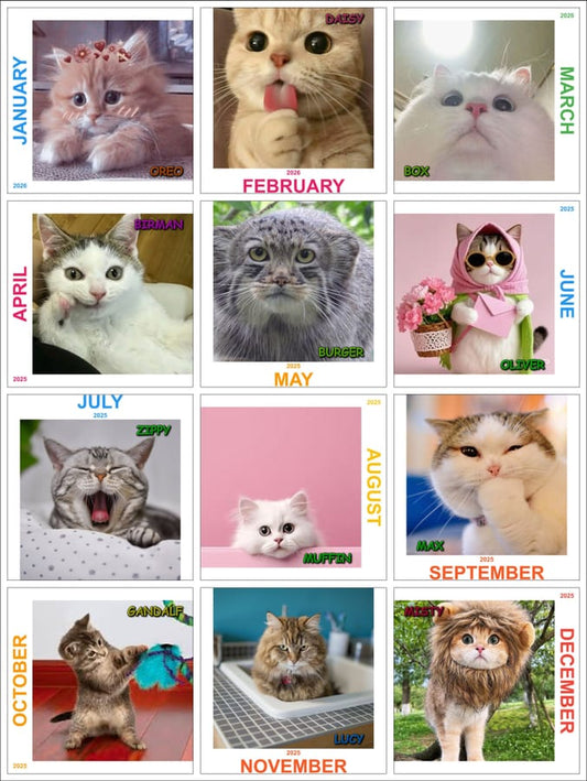 Customized Calendar - Box
